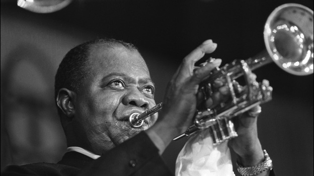 Louis Armstrong in Paris, June 5, 1965. 