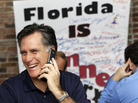 Mitt Romney had reason to smile on Florida primary day, Jan. 31, 2012. Mitt Romney had reason to smile on Florida primary day, Jan. 31, 2012.