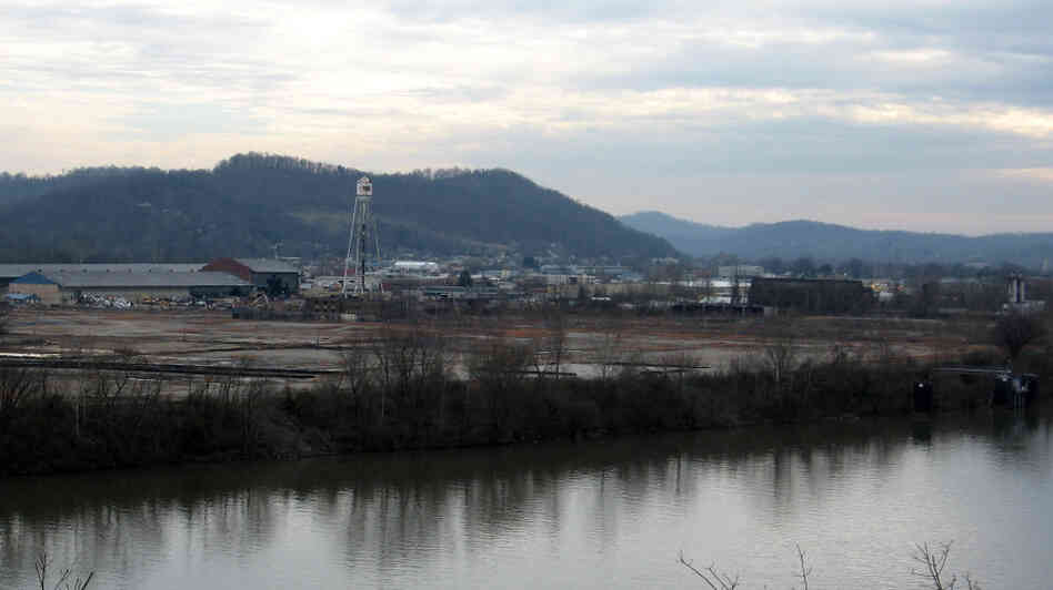 The former Monsanto chemical plant site along the Kanawha River, where for more than 20 years, the plant produced a herbicide that is the principal component of Agent Orange.