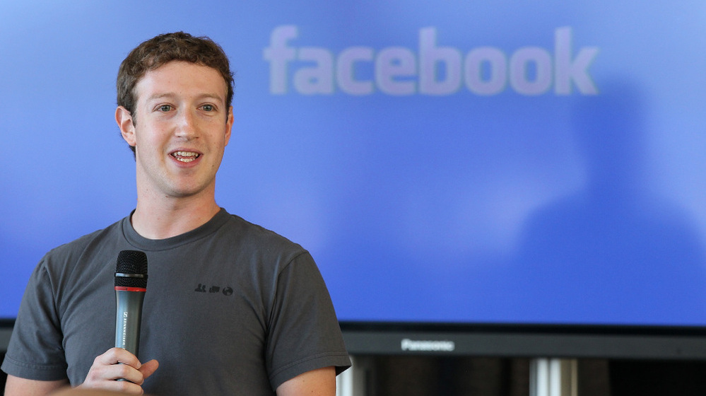 Facebook founder and CEO Mark Zuckerberg speaks during a special event in 2010.