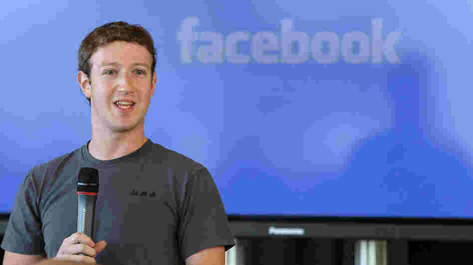 Facebook founder and CEO Mark Zuckerberg speaks during a special event in 2010.