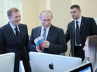 With the Russian presidential election set for next month, the heavily favored candidate, Prime Minister Vladimir Putin, visited the election center last week as it prepared for the polls. With the Russian presidential election set for next month, the heavily favored candidate, Prime Minister Vladimir Putin, visited the election center last week as it prepared for the polls.