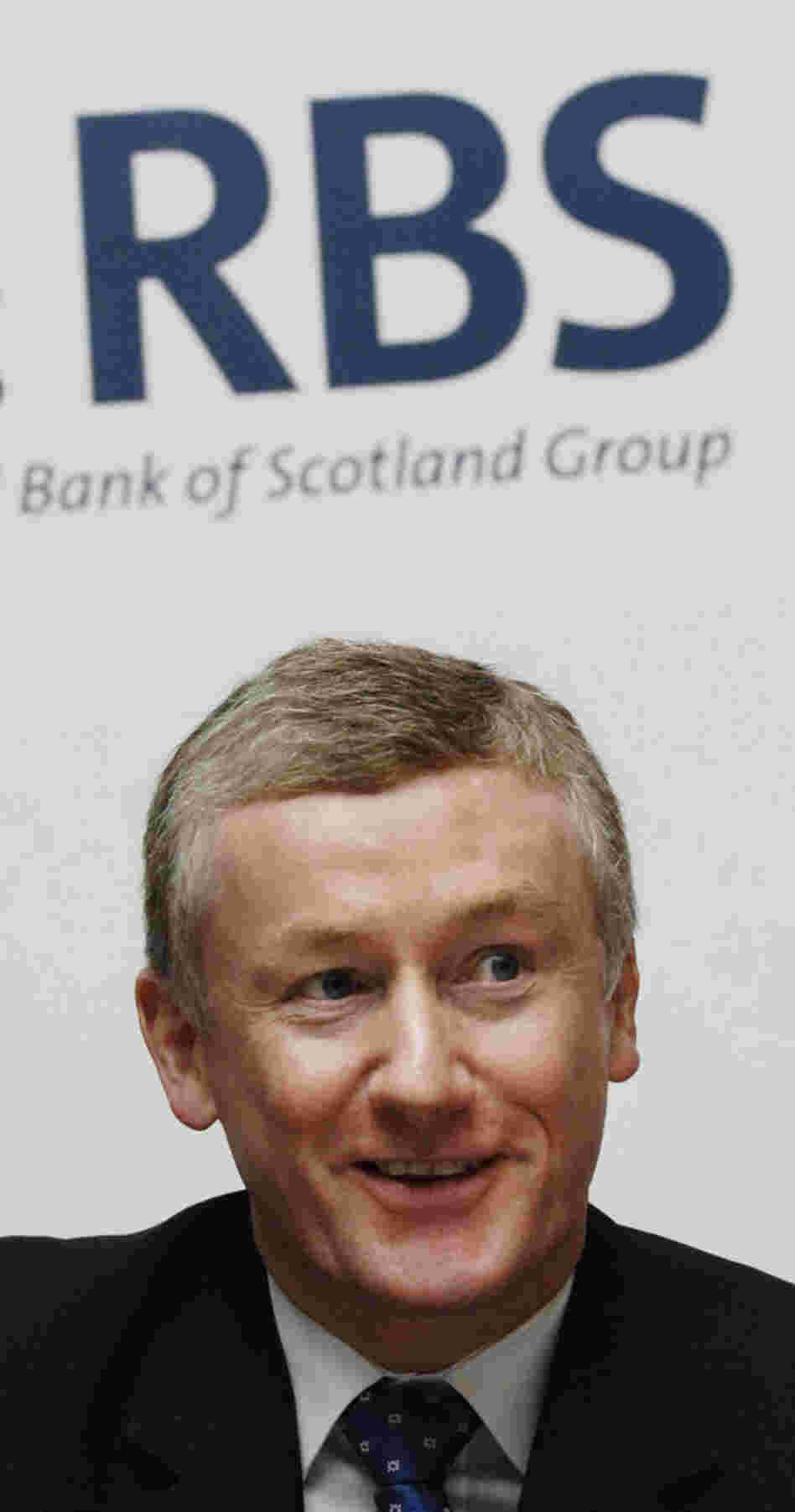 The knighthood of Fred Goodwin (shown here in 2007), former chief executive of the Royal Bank of Scotland, has been "canceled and annulled," the British government announced Tuesday. Under Goodwin's leadership, the bank nearly collapsed in 2008, leading to $70 billion bailout by British taxpayers and outrage over his large pension.
