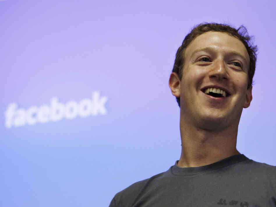 Facebook CEO Mark Zuckerberg in July 2011 at Facebook's former headquarters in Palo Alto, Calif. 