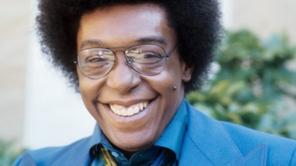 Don Cornelius posing for a portrait in 1973 in Los Angeles.