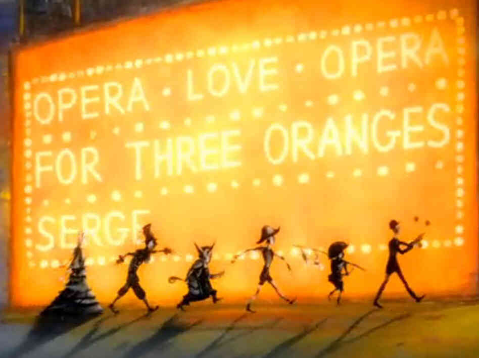 The animated short 'Fourth Orange' by director Julia Titova. 