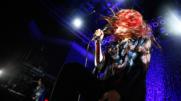 The Kills performs at the 9:30 Club in Washington, D.C. on Thursday night. (NPR)
