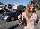 Heather Peters and her 2006 Honda Civic hybrid. She went to court over its disappointing mileage. Heather Peters and her 2006 Honda Civic hybrid. She went to court over its disappointing mileage.