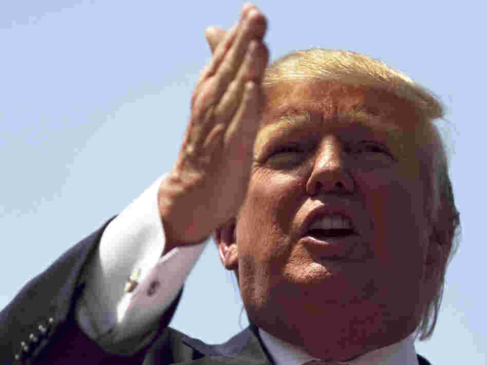 Donald Trump on April 16, 2011, in Boca Raton,  Fla.