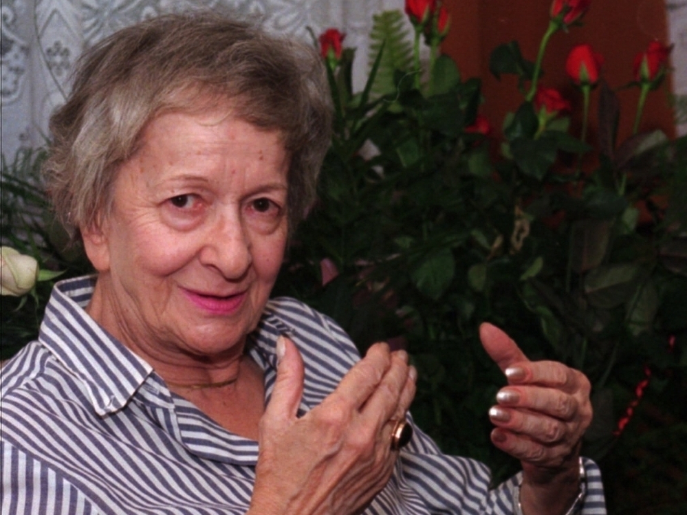Polish poet Wislawa Szymborska in 1996, the same year she won the Nobel Prize in literature. Szymborska, who was born in 1923, died Wednesday in Krakow, Poland. 