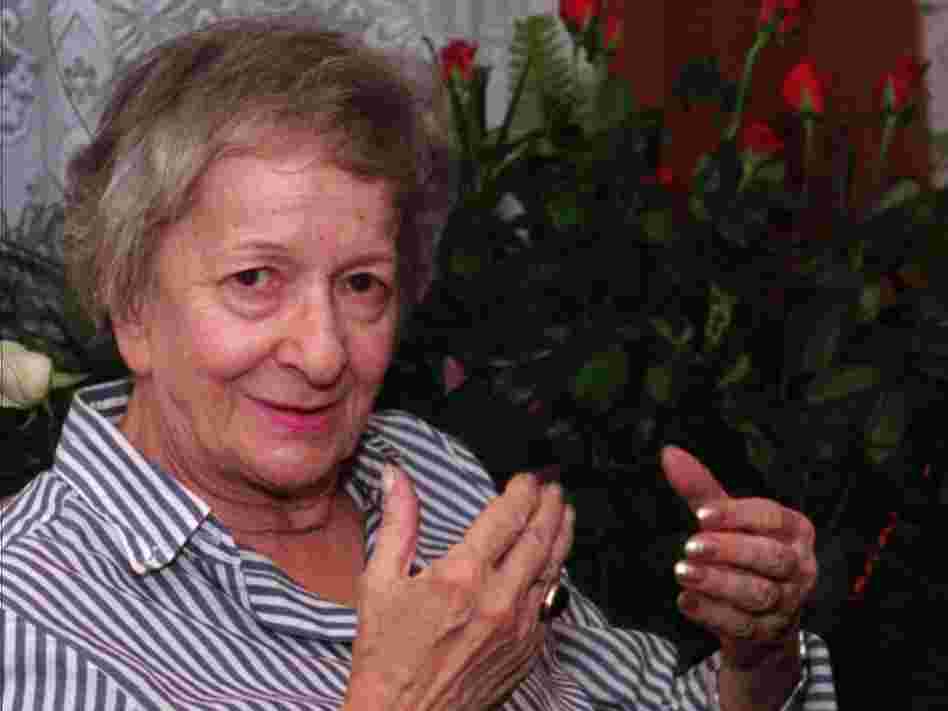 Polish poet Wislawa Szymborska in 1996, the same year she won the Nobel Prize in literature. Szymborska, who was born in 1923, died Wednesday in Krakow, Poland. 