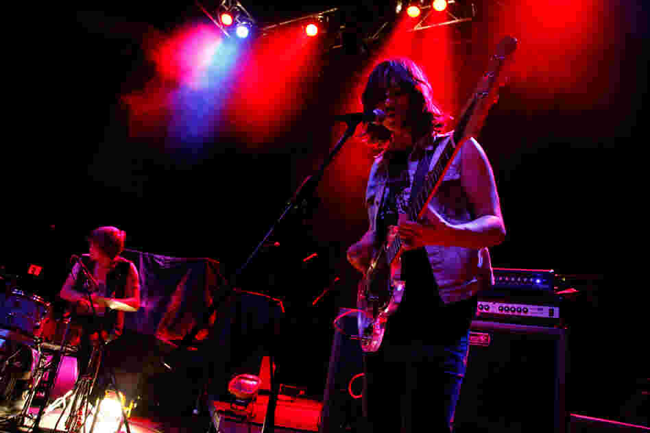 Nashville's JEFF The Brotherhood began the show at the 9:30 club with a blast of guitar noise.