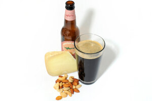 Sheep's Milk Cheese and Brown Ale: "Ossau-Iraty cheeses — the sheep's milk, Pyrenees cheeses — pair up very well, across the board, with brown ales. It's just an astonishing pairing. Because the cheese has these very nutty flavors from the sheep's milk that translate directly into the cheese — and then are picked up on by the nutty caramel flavors of beer."