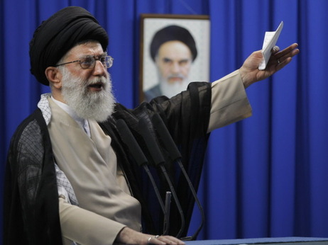 Iran's Supreme Leader Ayatollah Ali Khamenei in 2009. Iran's Supreme Leader Ayatollah Ali Khamenei in 2009.