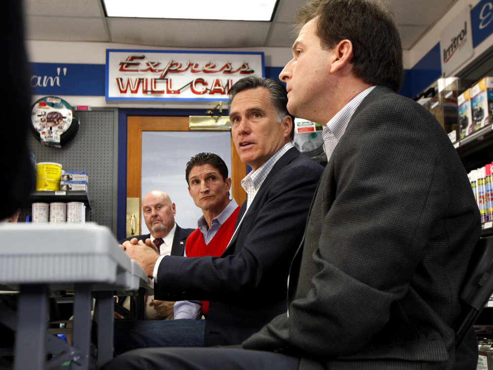 Mitt Romney, at an economic roundtable in Sparks, Nev., Friday, Feb. 3, 2012. 