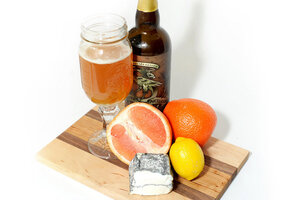 Goat Cheese and Saison: "With fresh goat cheeses, as opposed to aged goat cheeses, saisons work very well," Oliver says. "They're bright; they're citrusy, they're super dry; they're slightly tangy. And their flavors are highly complementary to the flavors of those goat cheeses."