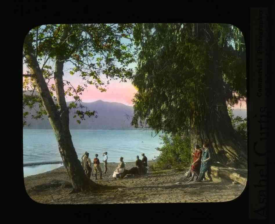 Lake Quinault from the Forest Service campground