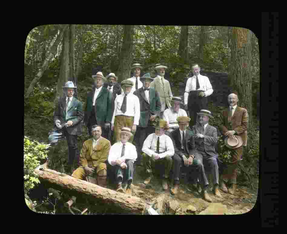 Spokane businessmen on the Mount Spokane Road