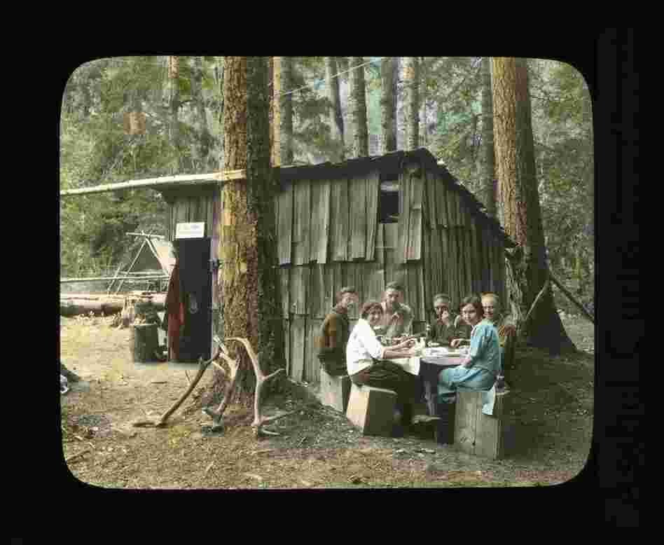 Forest ranger cabin in the Olympic National Forest