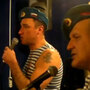 A screen grab from the YouTube video, "Putin and the Paratroopers." A screen grab from the YouTube video, "Putin and the Paratroopers."
