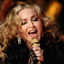Madonna performs during the Super Bowl XLVI Halftime Show.