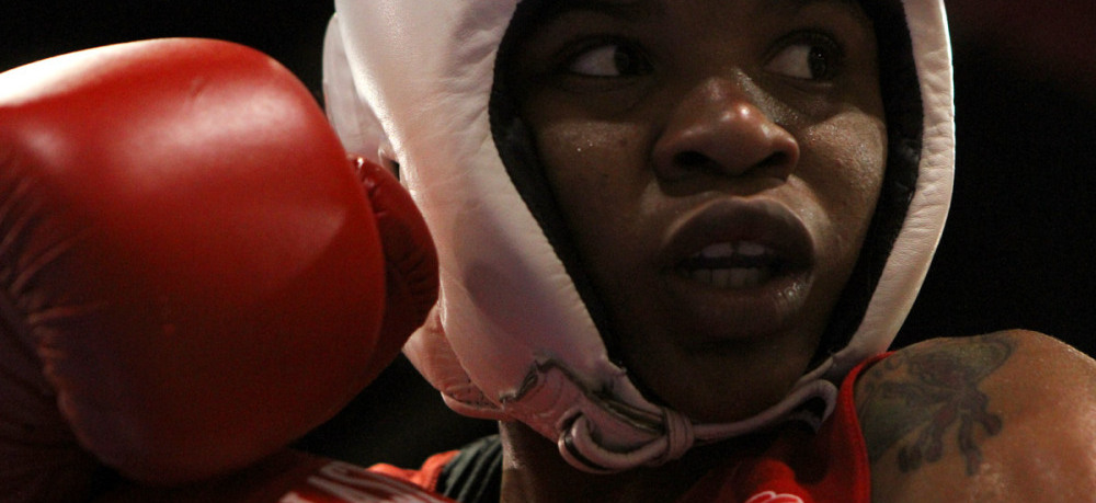 "When I get in the ring, what am I telling myself? 'Stay calm. Stay calm! This is my ticket,' " says boxer Tyrieshia Douglas.