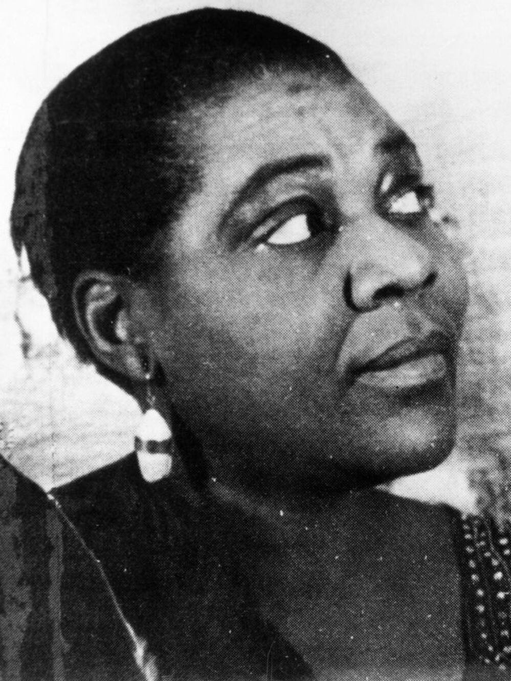 Bessie Smith, shown here ca. 1935, remained an active performer until her sudden death at age 43.