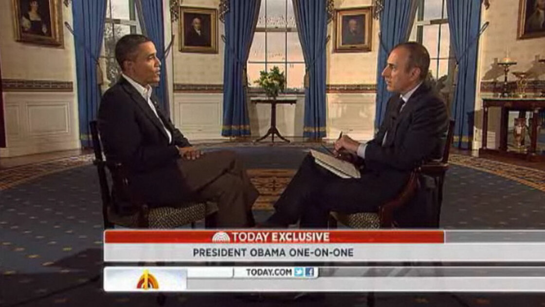 President Obama tells NBC's Matt Lauer the experience of being president has made him a better one. 