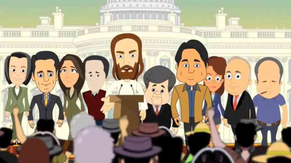 Created by liberal Christians, the YouTube video "Tea Party Jesus" is a spoof on conservative politics.