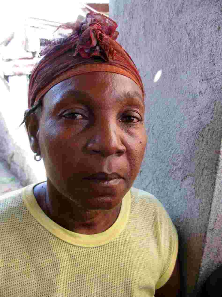 Antonina Tanis, 56, contracted cholera in November 2011. "I was vomiting. I had diarrhea," she recalls. "I couldn't stand up. I fell like three or four times trying to get to my feet." She says there's no way she could have gotten herself to medical care, and she would have died if her neighbors hadn't carried her to a clinic.