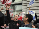Couple John Lewis (left) and Stuart Gaffney celebrate the gay-marriage ruling outside of the 9th U.S. Circuit Court of Appeals on Feb. 7 in San Francisco. The pair had married during the brief time in 2008 when same-sex unions were legal in California. Couple John Lewis (left) and Stuart Gaffney celebrate the gay-marriage ruling outside of the 9th U.S. Circuit Court of Appeals on Feb. 7 in San Francisco. The pair had married during the brief time in 2008 when same-sex unions were legal in California.