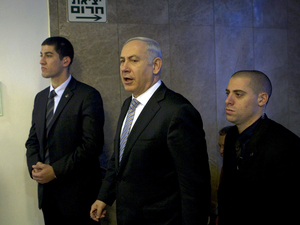Israeli Prime Minister Benjamin Netanyahu has said often that he will not allow Iran to become a nuclear-armed state. Here he arrives for a Cabinet meeting in Jerusalem on Feb. 5. Israeli Prime Minister Benjamin Netanyahu has said often that he will not allow Iran to become a nuclear-armed state. Here he arrives for a Cabinet meeting in Jerusalem on Feb. 5.