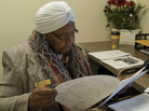 Ella Washington, 83, works as a receptionist three days a week at Holly Hall Apartments, a housing complex for disabled and elderly people in Silver Spring, Md. Ella Washington, 83, works as a receptionist three days a week at Holly Hall Apartments, a housing complex for disabled and elderly people in Silver Spring, Md.