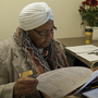 Ella Washington, 83, works as a receptionist three days a week at Holly Hall Apartments, a housing complex for disabled and elderly people in Silver Spring, Md. Ella Washington, 83, works as a receptionist three days a week at Holly Hall Apartments, a housing complex for disabled and elderly people in Silver Spring, Md.