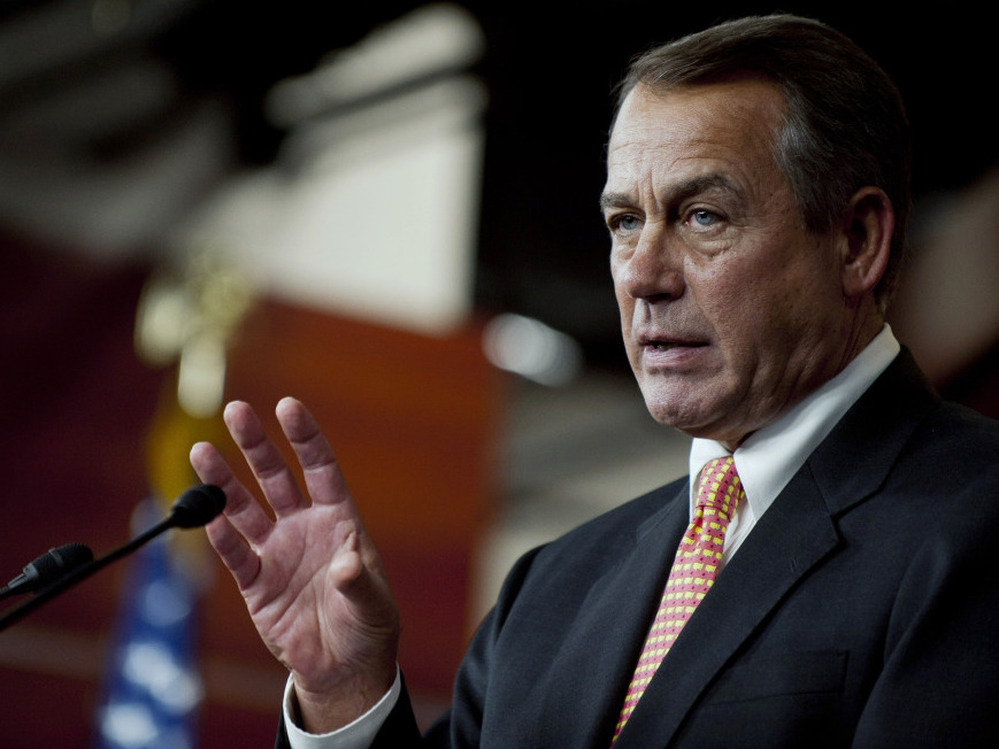 House Speaker John Boehner says Congress will intervene if President Obama doesn't reconsider a decision to compel church-affiliated employers to cover birth control in their health care plans. 