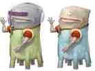 Two Boov Aliens from Adam Rex's The True Meaning of Smekday. Two Boov Aliens from Adam Rex's The True Meaning of Smekday.