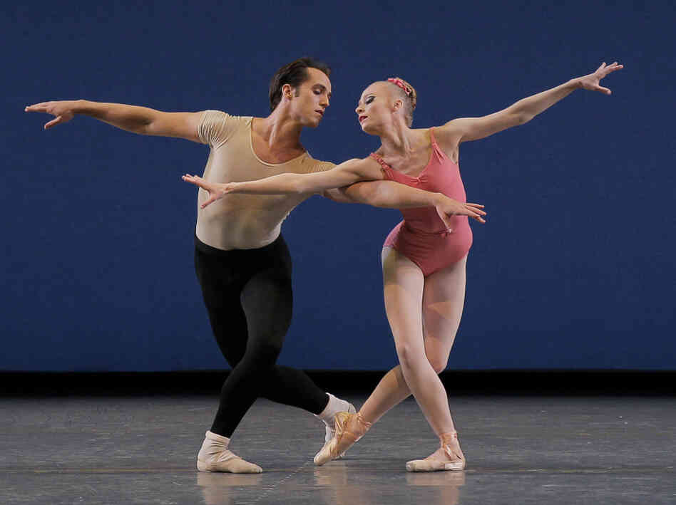 Jared Angle and Janie Taylor perform in George Balanchine's Symphony in Three Movements.