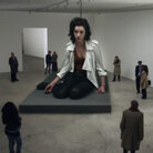 St. Vincent's Annie Clark, in a still from the video for "Cheerleader." St. Vincent's Annie Clark, in a still from the video for "Cheerleader."
