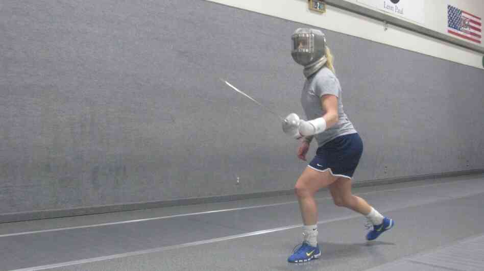 Mariel Zagunis won gold medals in women's sabre fencing at the 2004 and 2008 Summer Olympics.She's training to compete at the upcoming summer games in London. Mariel Zagunis won gold medals in women's sabre fencing at the 2004 and 2008 Summer Olympics.She's training to compete at the upcoming summer games in London.