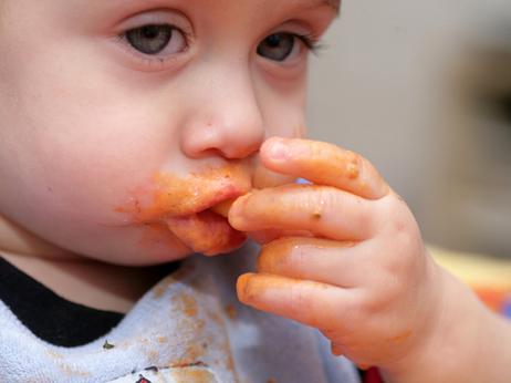 This kid's got the right idea: DIY dinner. This kid's got the right idea: DIY dinner.