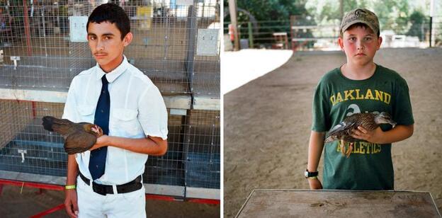 Daniel (left) and Wyatt, County Fair, Boonville, Mendocino County