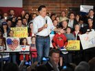 Mitt Romney took his campaign to Newt Gingrich's turf on Wednesday with a rally in Atlanta. Mitt Romney took his campaign to Newt Gingrich's turf on Wednesday with a rally in Atlanta.