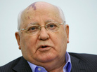 Former Soviet leader Mikhail Gorbachev delivers a lecture entitled "My Life in Politics" at the International University in Moscow on Thursday. Former Soviet leader Mikhail Gorbachev delivers a lecture entitled "My Life in Politics" at the International University in Moscow on Thursday.