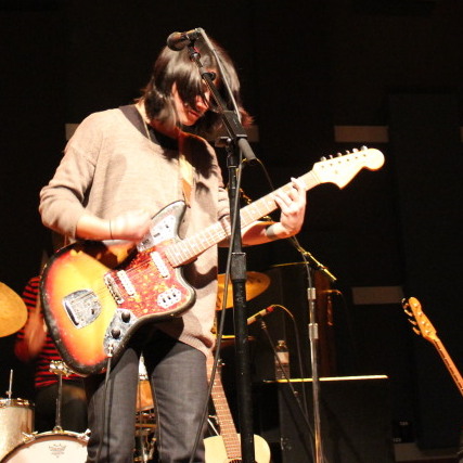 Sharon Van Etten digs in during "Serpents" on Friday, Feb. 10 at WXPN's World Cafe Live in Philadelphia.