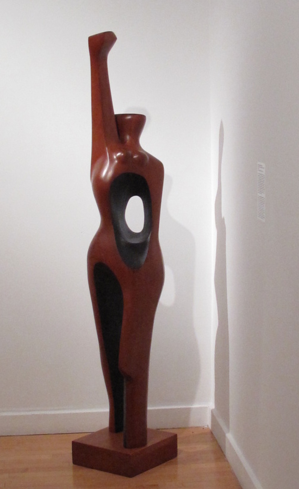 Elizabeth Catlett's 1968 sculpture Homage to My Young Black Sisters