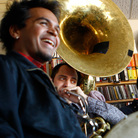 Red Baraat performs a Tiny Desk Concert on Feb. 3, 2012. Red Baraat performs a Tiny Desk Concert on Feb. 3, 2012.