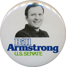 Bill Armstrong button Bill Armstrong button