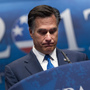 Republican presidential candidate Mitt Romney addresses the Conservative Political Action Conference (CPAC) in Washington, Friday. Republican presidential candidate Mitt Romney addresses the Conservative Political Action Conference (CPAC) in Washington, Friday.