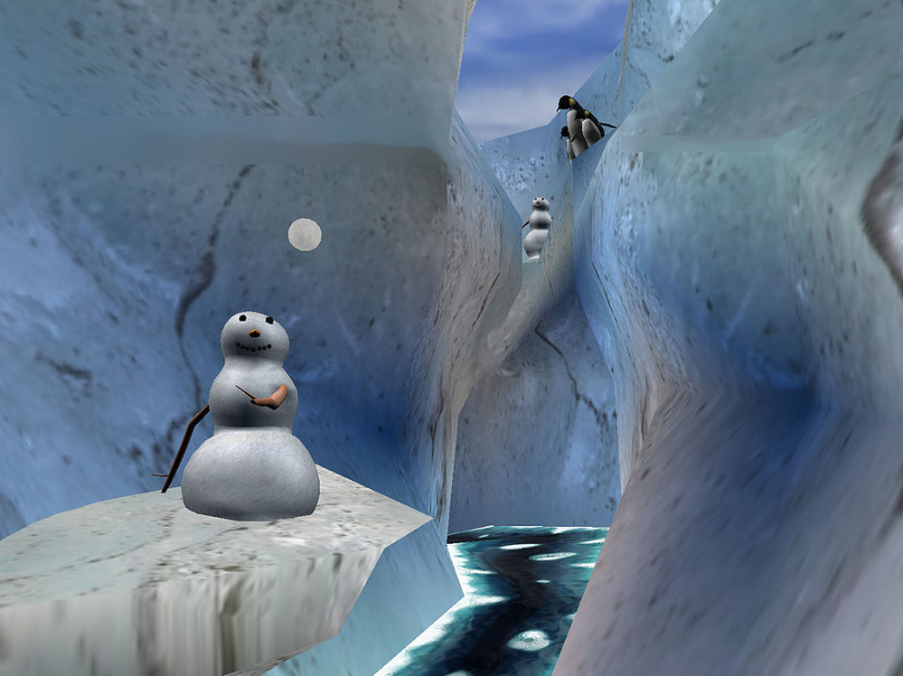 Snow World was designed specifically with burn patients in mind-- its icy river and comical snowmen are the furthest thing imaginable from fire.