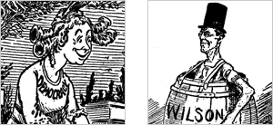 Woodrow Wilson and Mitt Romney are both hurt by their own words.
